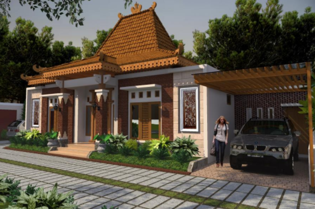 Desain Rumah Joglo Modern Terkini