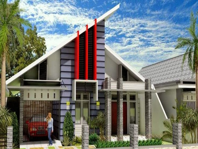 Model Atap Miring Rumah Minimalis