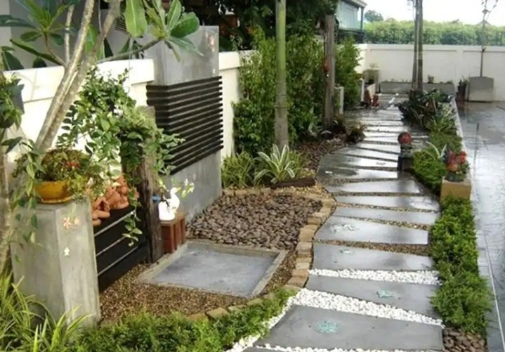 Desain Rumah kebun Kontemporer dan Law Budget