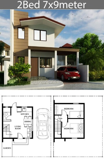 Desain Rumah Kecil 2 Lantai Terupdate
