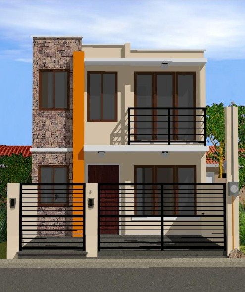 Desain Rumah Kecil 2 Lantai