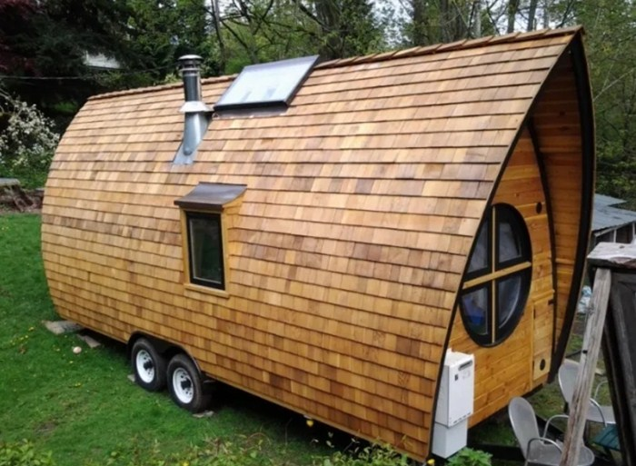 Desain rumah kayu ala The Hobbit