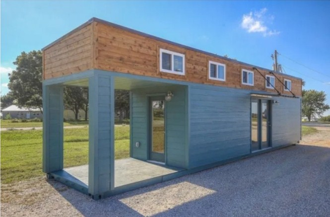 Desain rumah kayu teras terbuka