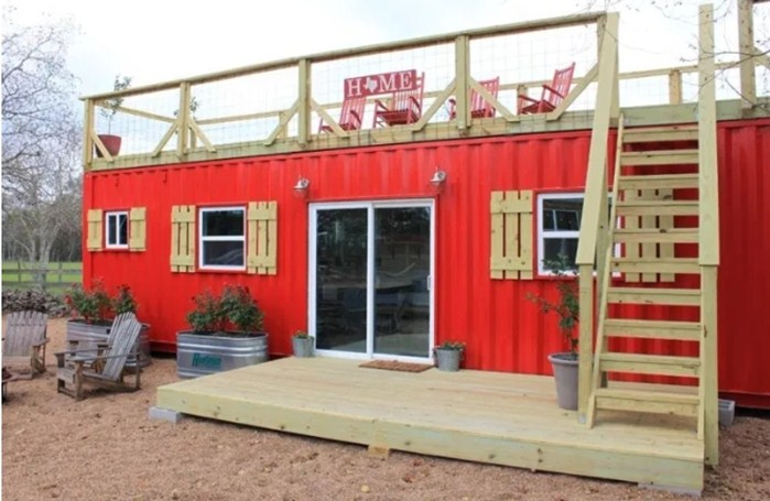 Desain rumah kayu unik