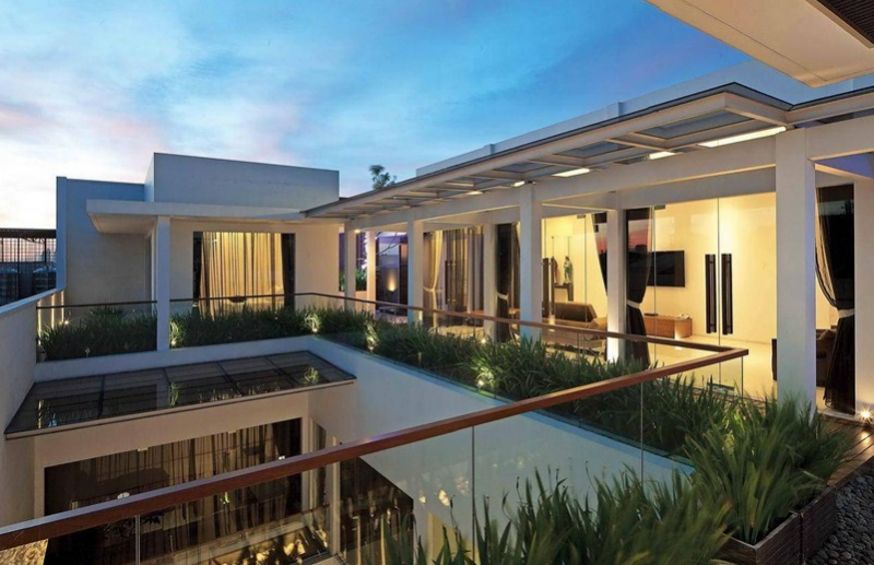 Desain Rumah Keren Atap Datar