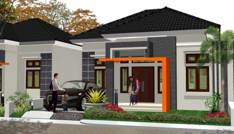Desain Rumah Klasik Baru