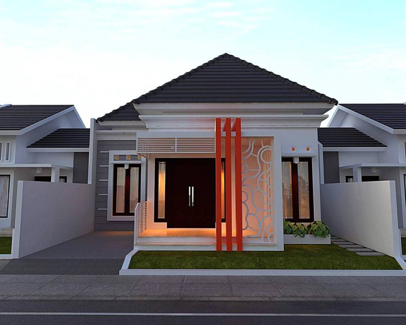 Contoh Gambar Desain Rumah Sederhana