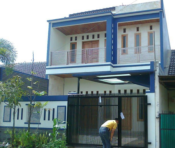 Desain rumah kecil sederhana 2 Lantai