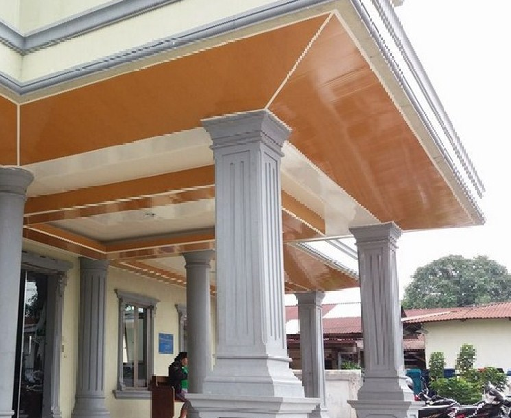 Desain Teras Atap limas