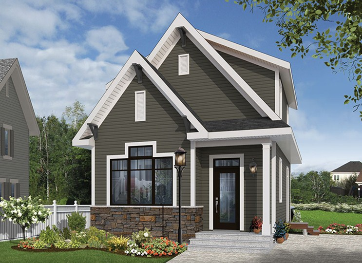 Desain Rumah Klasik Modern 2 Lantai Contoh