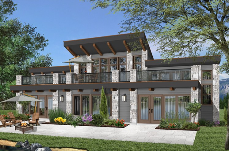 Desain Rumah Klasik Modern 2 Lantai Terkini