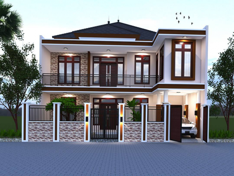 Desain Rumah Klasik Modern Terkini