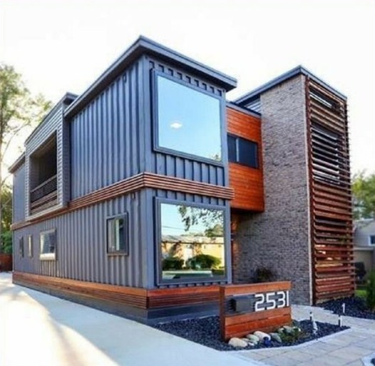 Desain Rumah kontainer mewah