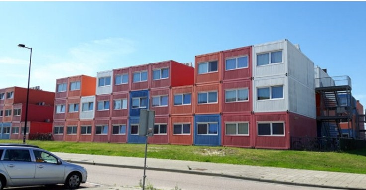 Rumah kontainer sederhana