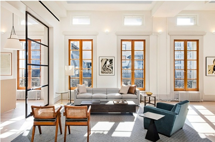 Desain kontemporer dengan pencahayaan alami maksimal