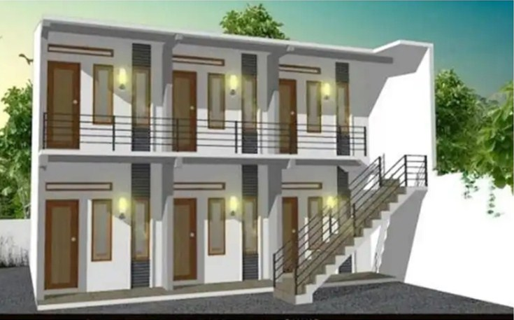 Desain rumah kontrakan 1 petak