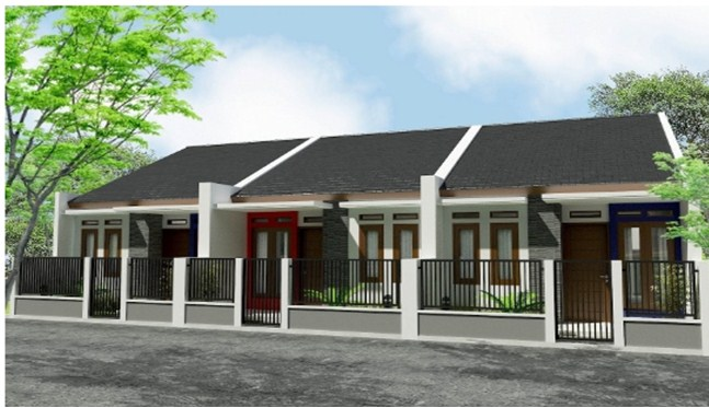 Konsep Desain Rumah Kontrakan Petakan