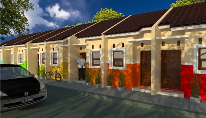 Sketsa Desain Rumah Kontrakan Petakan