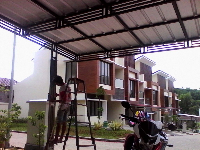 Contoh Desain Atap Spandek