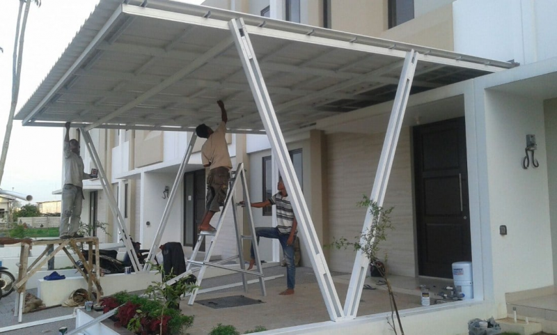 Rumah Minimalis Dengan Atap Spandek