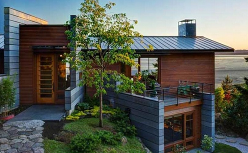 Desain Rumah Korea 2 Lantai Tepi Pantai