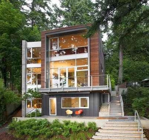 Desain Rumah Korea di Pegunungan