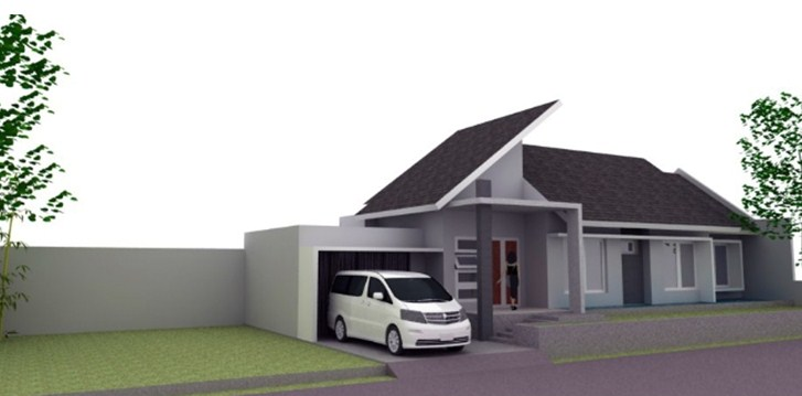 Desain Rumah Memanjang ke Samping Baru