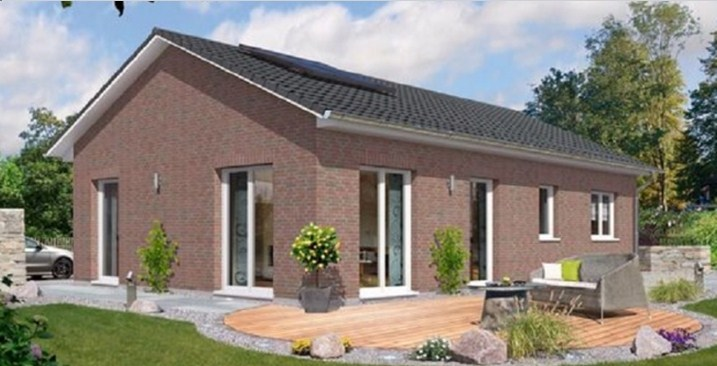 Desain Rumah Memanjang Ke Samping Kontemporer