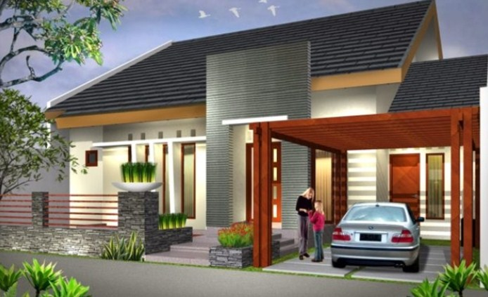 Desain Rumah Memanjang ke Samping Terupdate