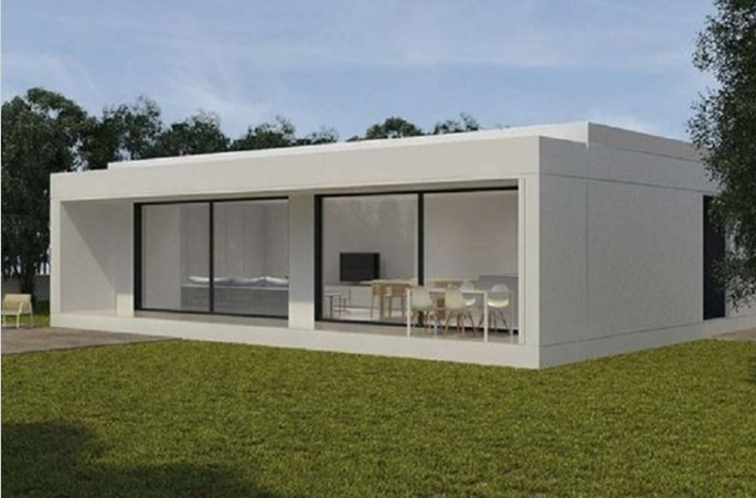 Foto Desain Rumah Memanjang ke Samping