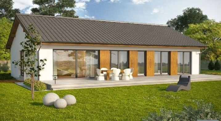 Gambar Desain Rumah Memanjang ke Samping