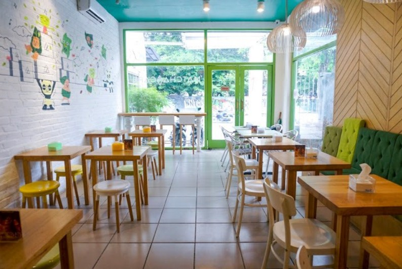 Dekorasi Cafe yang Sederhana