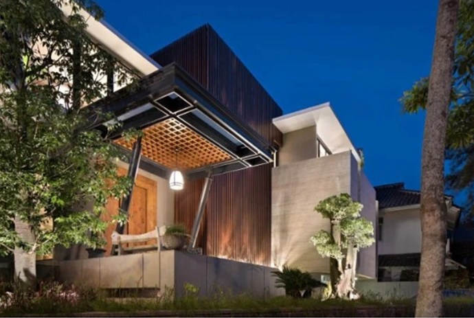 Desain Rumah Mewah Tropical