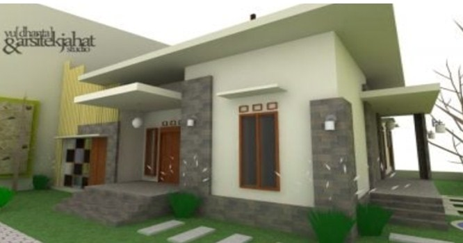 Desain leter L 2 Kamar Gambar