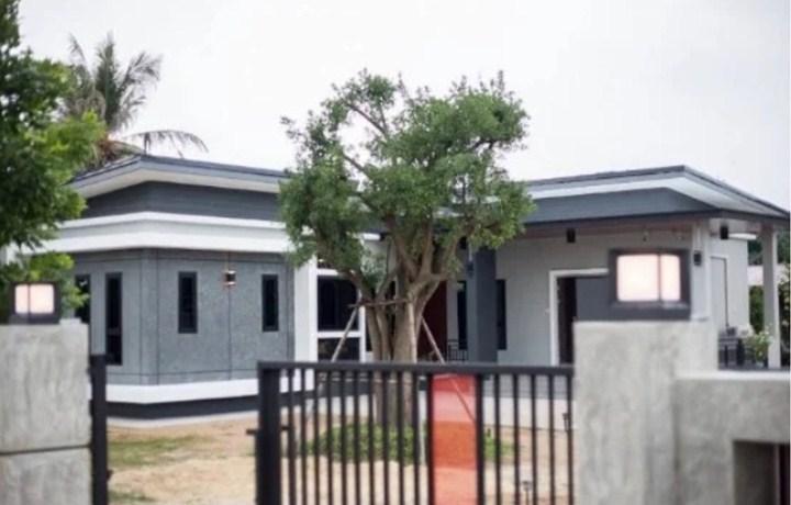 Desain Rumah Leter L 2 Kamar Dengan Pagar Minimalis