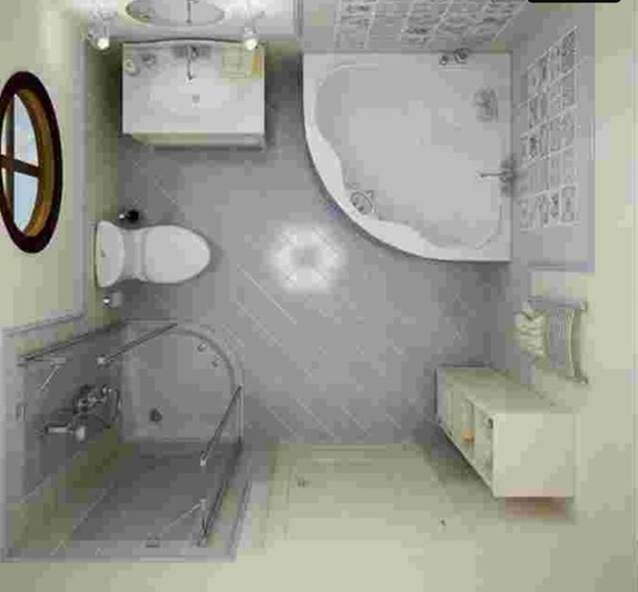 Desain Rumah Lebar 5 Meter Interior Kamar Mandi