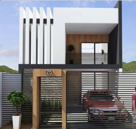 Desain Rumah Lahan Sempit Memanjang Gambar