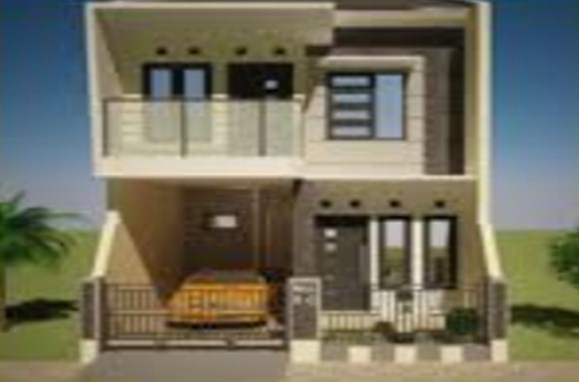 Desain Rumah Lahan Sempit Memanjang Keren