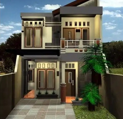 Desain Rumah Memanjang Type 36