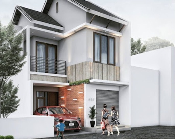 Desain 2 Lantai Dengan Konsep Modern