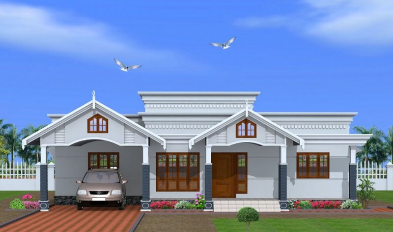 Sketsa Desain Rumah Mewah 1 Lantai 4 Kamar Tidur