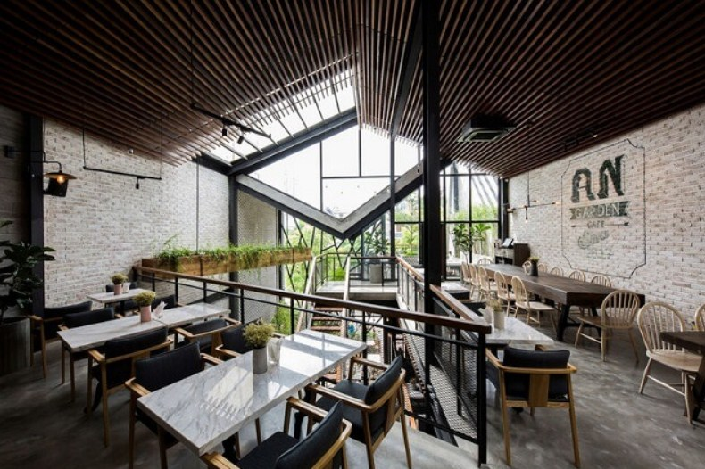 Cafe Minimalis 2 lantai