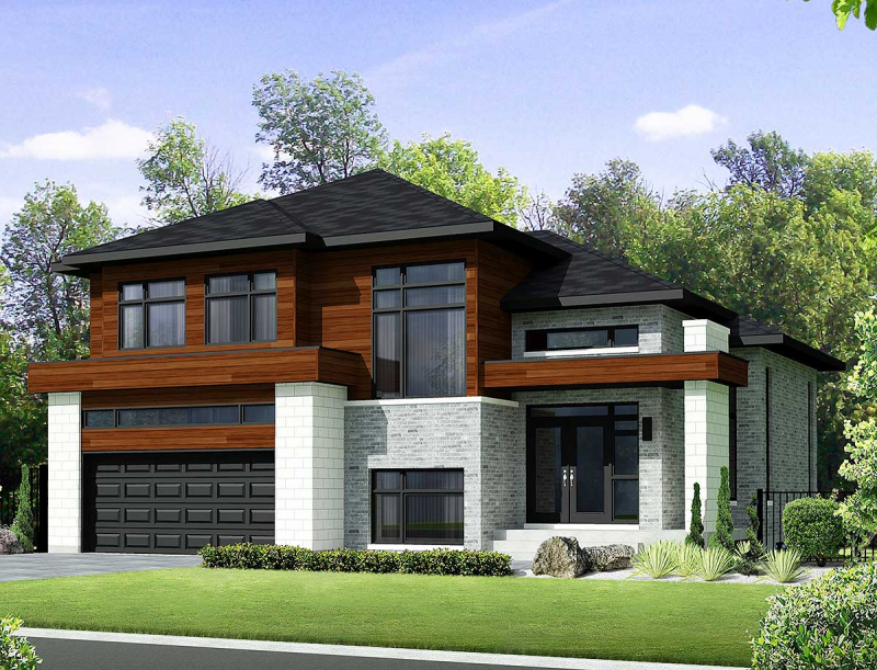 Desain Rumah Mewah 2 Lantai Minimalis Modern