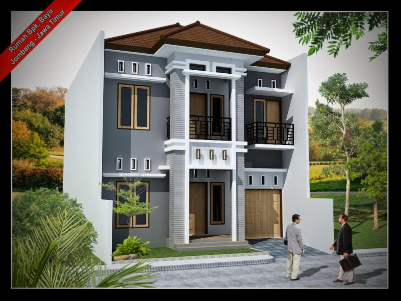 Desain Rumah Mewah 2 Lantai Terbaik
