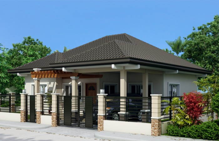 Desain Rumah Mewah 1 Lantai Modern Minimalis