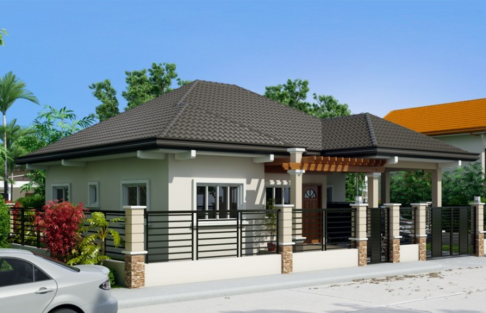 Desain Rumah Mewah 1 Lantai Simple