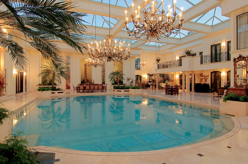 Contoh Desain Rumah Mewah 3 Lantai Dengan Kolam Renang