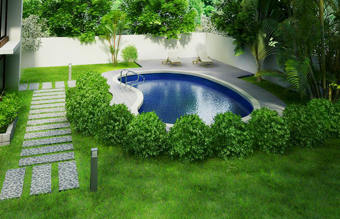 Inspirasi Desain Rumah Mewah 3 Lantai Dengan Kolam Renang