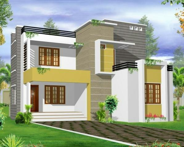Desain Rumah Lantai 2 Semi Mewah