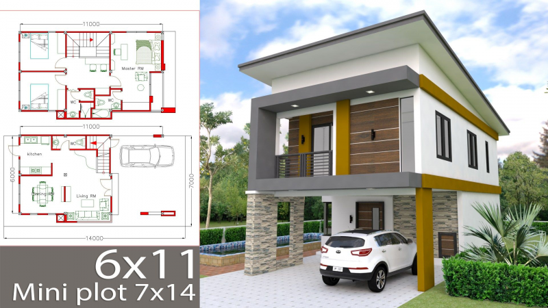 Foto Desain Rumah Minimalis 3 Kamar 2 Lantai